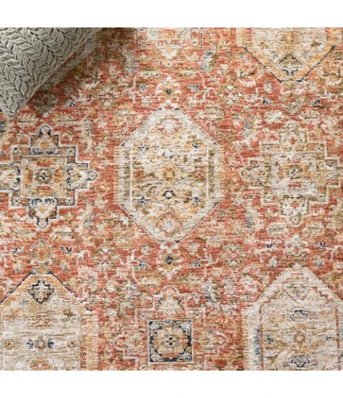 Safavieh Silverado Rust / Blue SVD108 6 ft. 4 in. X 6 ft. 4 in. Square Rug