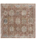 Safavieh Silverado Rust / Blue SVD108 6 ft. 4 in. X 6 ft. 4 in. Square Rug