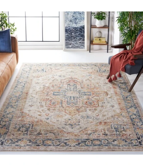 Safavieh Silverado Ivory / Blue SVD110 8 ft. X 10 ft. Rectangle Rug