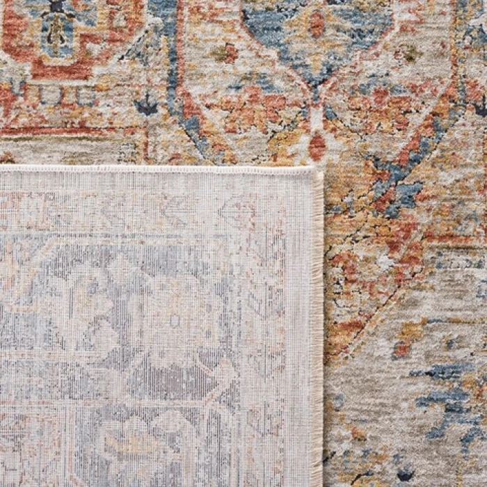 Safavieh Silverado Ivory / Blue SVD110 6 ft. 4 in. X 6 ft. 4 in. Square Rug