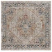 Safavieh Silverado Ivory / Blue SVD110 6 ft. 4 in. X 6 ft. 4 in. Square Rug