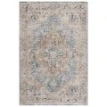 Safavieh Silverado Blue / Rust SVD110 4 ft. X 6 ft. Rectangle Rug