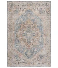 Safavieh Silverado Blue / Rust SVD110 4 ft. X 6 ft. Rectangle Rug