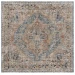 Safavieh Silverado Blue / Rust SVD110 6 ft. 4 in. X 6 ft. 4 in. Square Rug