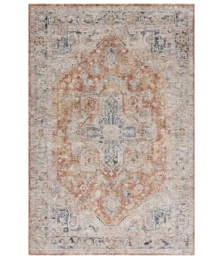 Safavieh Silverado Rust / Blue SVD110 5 ft. X 8 ft. Rectangle Rug