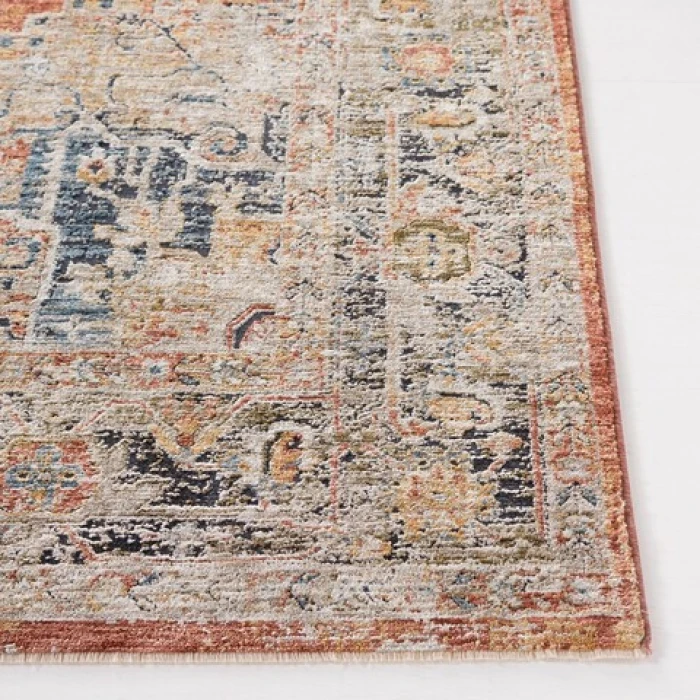 Safavieh Silverado Rust / Blue SVD110 9 ft. X 12 ft. Rectangle Rug