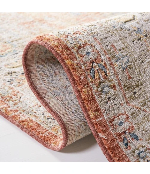 Safavieh Silverado Rust / Blue SVD110 4 ft. X 6 ft. Rectangle Rug