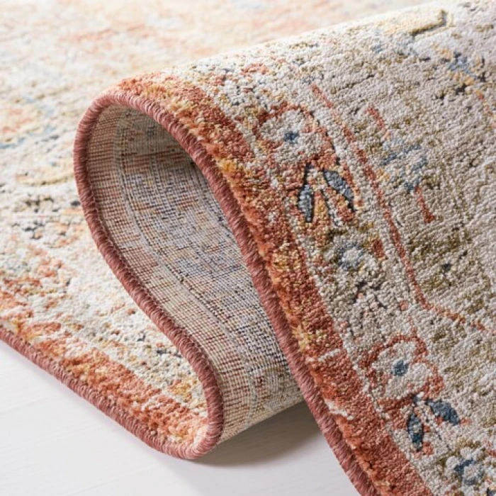 Safavieh Silverado Rust / Blue SVD110 9 ft. X 12 ft. Rectangle Rug