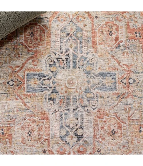 Safavieh Silverado Rust / Blue SVD110 4 ft. X 6 ft. Rectangle Rug