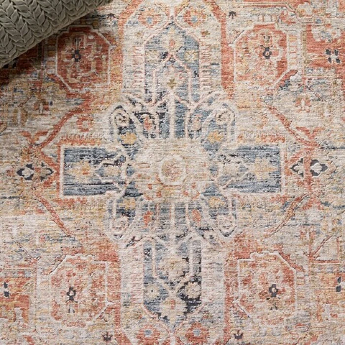 Safavieh Silverado Rust / Blue SVD110 9 ft. X 12 ft. Rectangle Rug