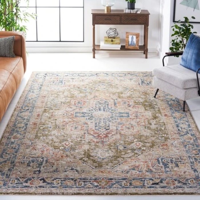 Safavieh Silverado Sage / Blue SVD110 9 ft. X 12 ft. Rectangle Rug