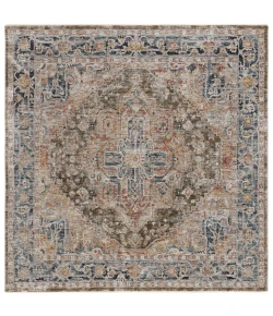 Safavieh Silverado Sage / Blue SVD110 6 ft. 4 in. X 6 ft. 4 in. Square Rug