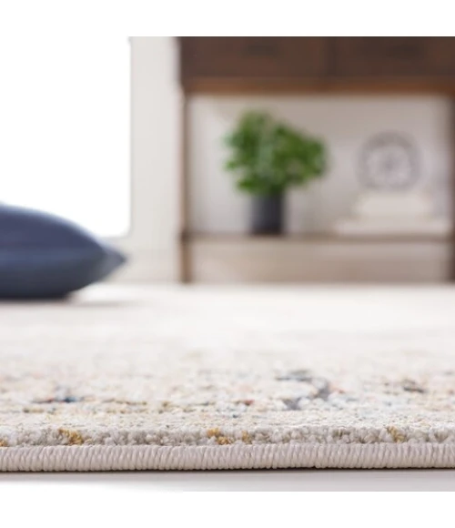 Safavieh Silverado Ivory / Rust SVD112 6 ft. 4 in. X 6 ft. 4 in. Square Rug