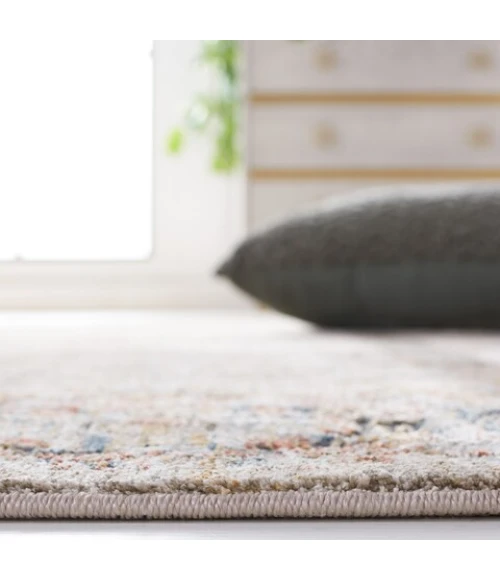 Safavieh Silverado Beige / Rust SVD112 6 ft. 4 in. X 6 ft. 4 in. Square Rug