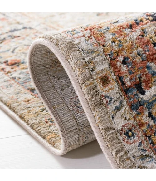 Safavieh Silverado Beige / Rust SVD112 6 ft. 4 in. X 6 ft. 4 in. Square Rug