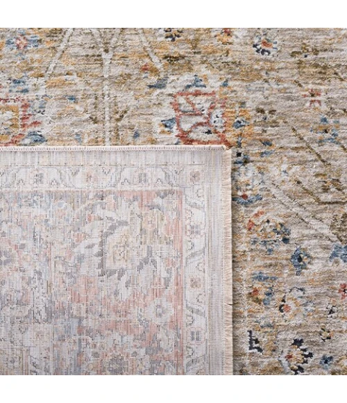 Safavieh Silverado Beige / Rust SVD112 6 ft. 4 in. X 6 ft. 4 in. Square Rug