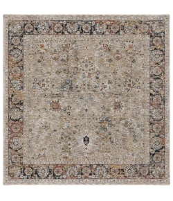 Safavieh Silverado Beige / Rust SVD112 6 ft. 4 in. X 6 ft. 4 in. Square Rug