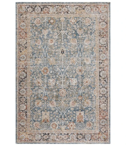 Safavieh Silverado Blue / Rust SVD112 5 ft. X 8 ft. Rectangle Rug