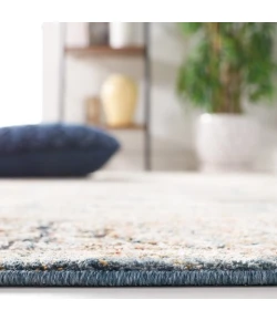 Safavieh Silverado Blue / Rust SVD112 8 ft. X 10 ft. Rectangle Rug