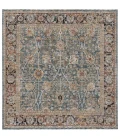 Safavieh Silverado Blue / Rust SVD112 6 ft. 4 in. X 6 ft. 4 in. Square Rug