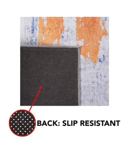 Safavieh Tacoma Grey / Blue TAC812 6 ft. X 6 ft. Square Rug