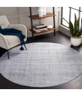 Safavieh Tacoma Light Grey / Grey TAC857 6 ft. X 6 ft. Round Rug