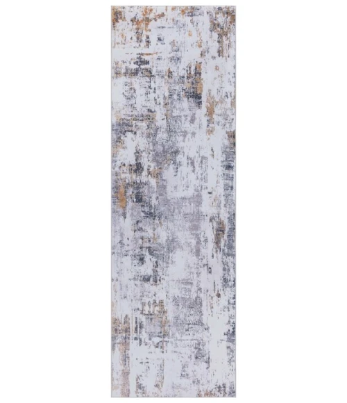 Safavieh Tacoma Grey / Gold TAC863 2 ft. 6 in. X 8 ft. Runner Rug