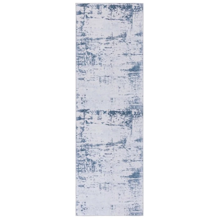 Safavieh Tacoma Grey / Navy TAC864 2 ft. 6 in. X 8 ft. Runner Rug