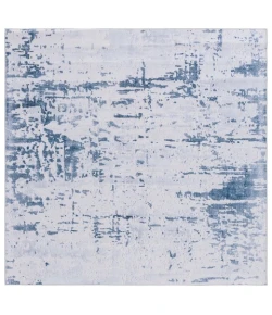 Safavieh Tacoma Grey / Navy TAC864 6 ft. X 6 ft. Square Rug