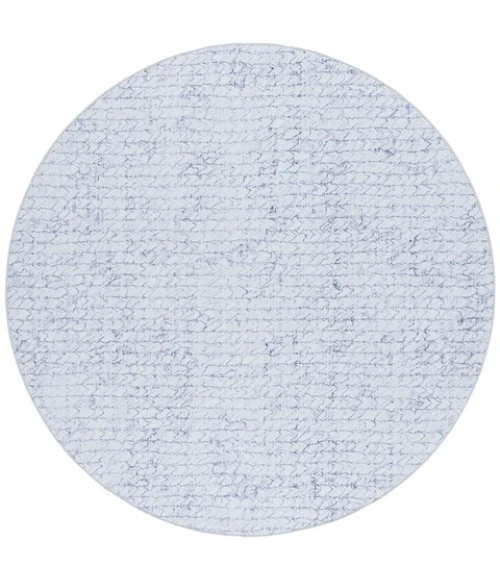 Safavieh Tacoma Grey / Blue TAC901 6 ft. X 6 ft. Round Rug