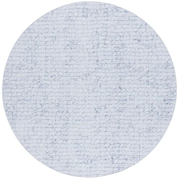 Safavieh Tacoma Grey / Blue TAC901 6 ft. X 6 ft. Round Rug