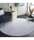 Safavieh Tacoma Grey / Blue TAC901 6 ft. X 6 ft. Round Rug