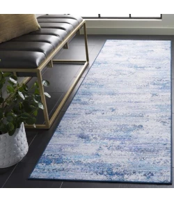 Safavieh Tacoma Grey / Blue TAC904 2 ft. 6 in. X 8 ft. Runner Rug