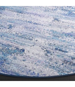 Safavieh Tacoma Grey / Blue TAC904 6 ft. X 6 ft. Round Rug