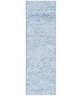 Safavieh Tacoma Grey / Aqua TAC917 2 ft. 6 in. X 8 ft. Runner Rug