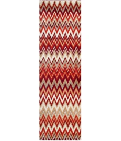 Safavieh Tahoe Beige / Terracotta TAH477 2 ft. 6 in. X 8 ft. Runner Rug