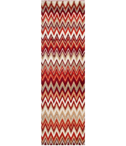 Safavieh Tahoe Beige / Terracotta TAH477 2 ft. 6 in. X 8 ft. Runner Rug