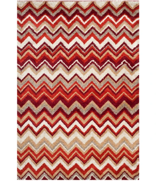 Safavieh Tahoe Beige / Terracotta TAH477 4 ft. X 6 ft. Rectangle Rug