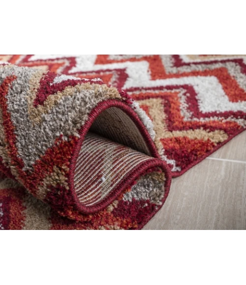 Safavieh Tahoe Beige / Terracotta TAH477 4 ft. X 6 ft. Rectangle Rug