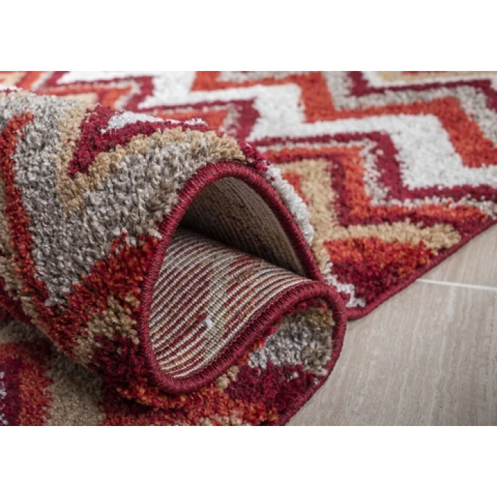 Safavieh Tahoe Beige / Terracotta TAH477 2 ft. 6 in. X 8 ft. Runner Rug