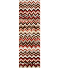 Safavieh Tahoe Beige / Brown TAH477 2 ft. 6 in. X 8 ft. Runner Rug