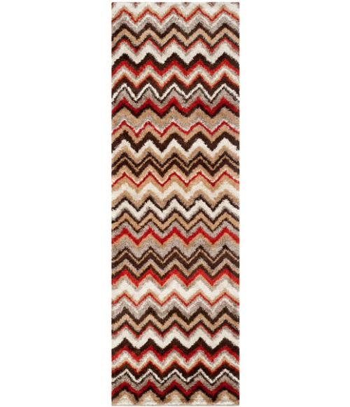 Safavieh Tahoe Beige / Brown TAH477 2 ft. 6 in. X 8 ft. Runner Rug