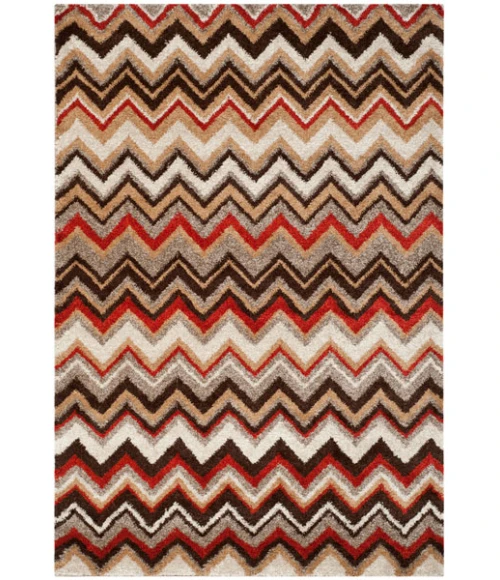 Safavieh Tahoe Beige / Brown TAH477 4 ft. X 6 ft. Rectangle Rug