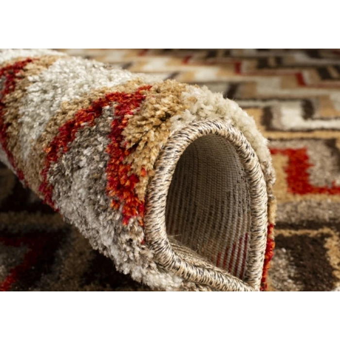 Safavieh Tahoe Beige / Brown TAH477 4 ft. X 6 ft. Rectangle Rug