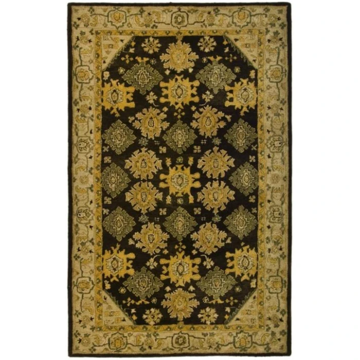 Safavieh Taj Mahal Brown / Ivory TJM114 4 ft. X 6 ft. Rectangle Rug
