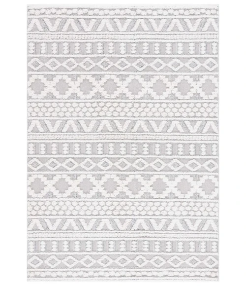 Safavieh Trends Grey / Ivory TRD124 4 ft. X 6 ft. Rectangle Rug