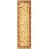 Safavieh Tuscany Gold / Red TUS303 2 ft. 3 in. X 7 ft. 6 in. Runner Rug