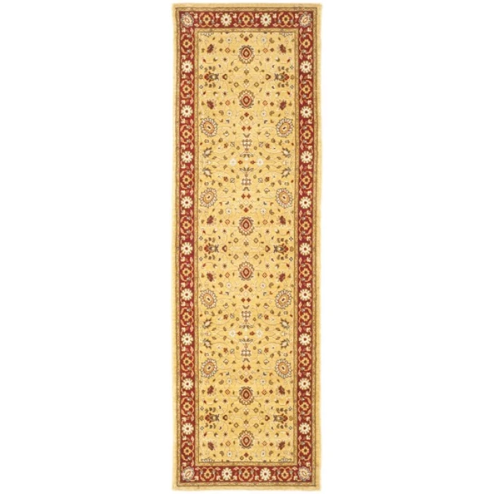 Safavieh Tuscany Gold / Red TUS303 2 ft. 3 in. X 7 ft. 6 in. Runner Rug