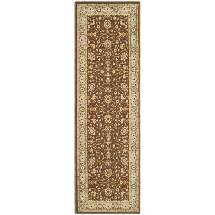 Safavieh Tuscany Brown / Light Blue TUS303 2 ft. 3 in. X 7 ft. 6 in. Runner Rug