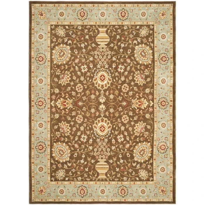 Safavieh Tuscany Brown / Light Blue TUS303 4 ft. X 5 ft. 6 in. Rectangle Rug